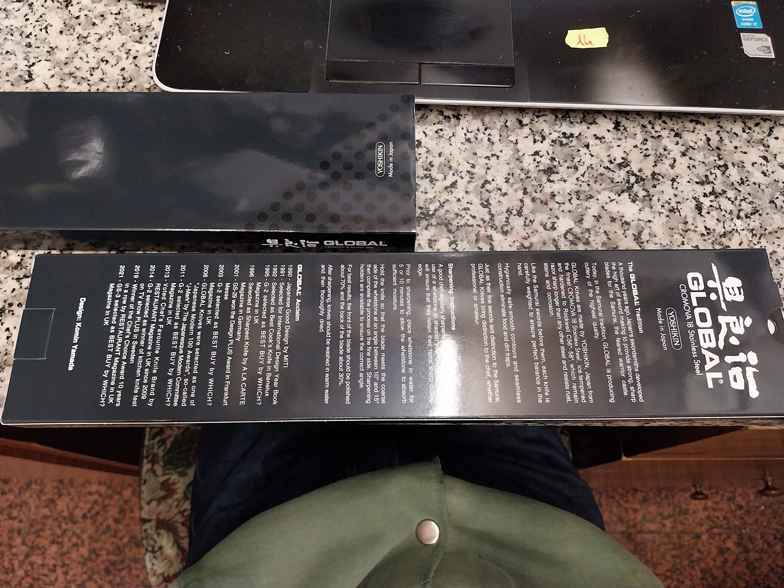 Global 10 Inch Right-Handed Yanagi Sashimi Knife - Lightweight Japanese Stainless Steel, Razor-Sharp Edge, Made in Japan, G-11R - Image 5