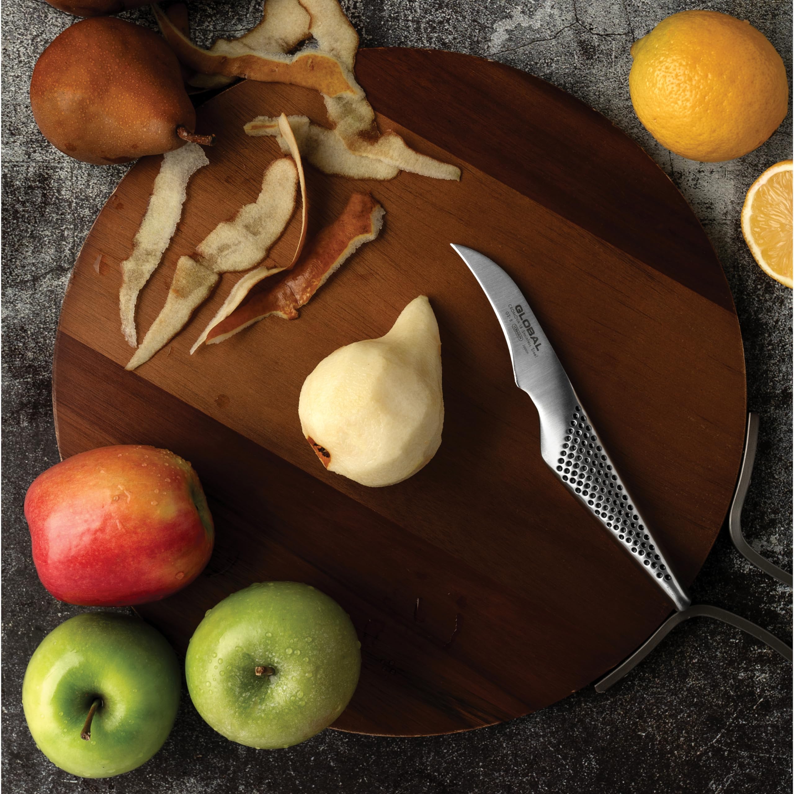 Global 2 3/4 inch Peeling Knife - Lightweight Japanese Stainless Steel, Razor-Sharp Edge, Made in Japan, GS-8 - Image 7