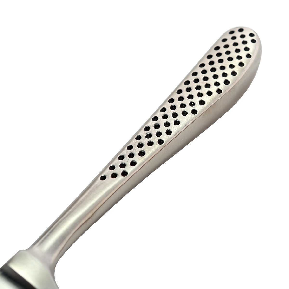 Global 3 inch Pronged Cheese Knife - Fork Tipped Spear, Narrow Blade, Lightweight Japanese Stainless Steel, Razor Sharp Edge, Made in Japan, GTF-30 - Image 3