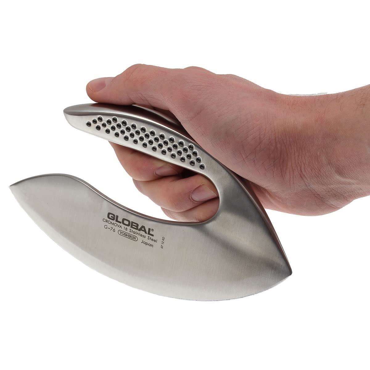 Global 7 inch Herb Chopper - Lightweight Japanese Stainless Steel, Razor-Sharp Edge, Made in Japan, G-76 - Image 3