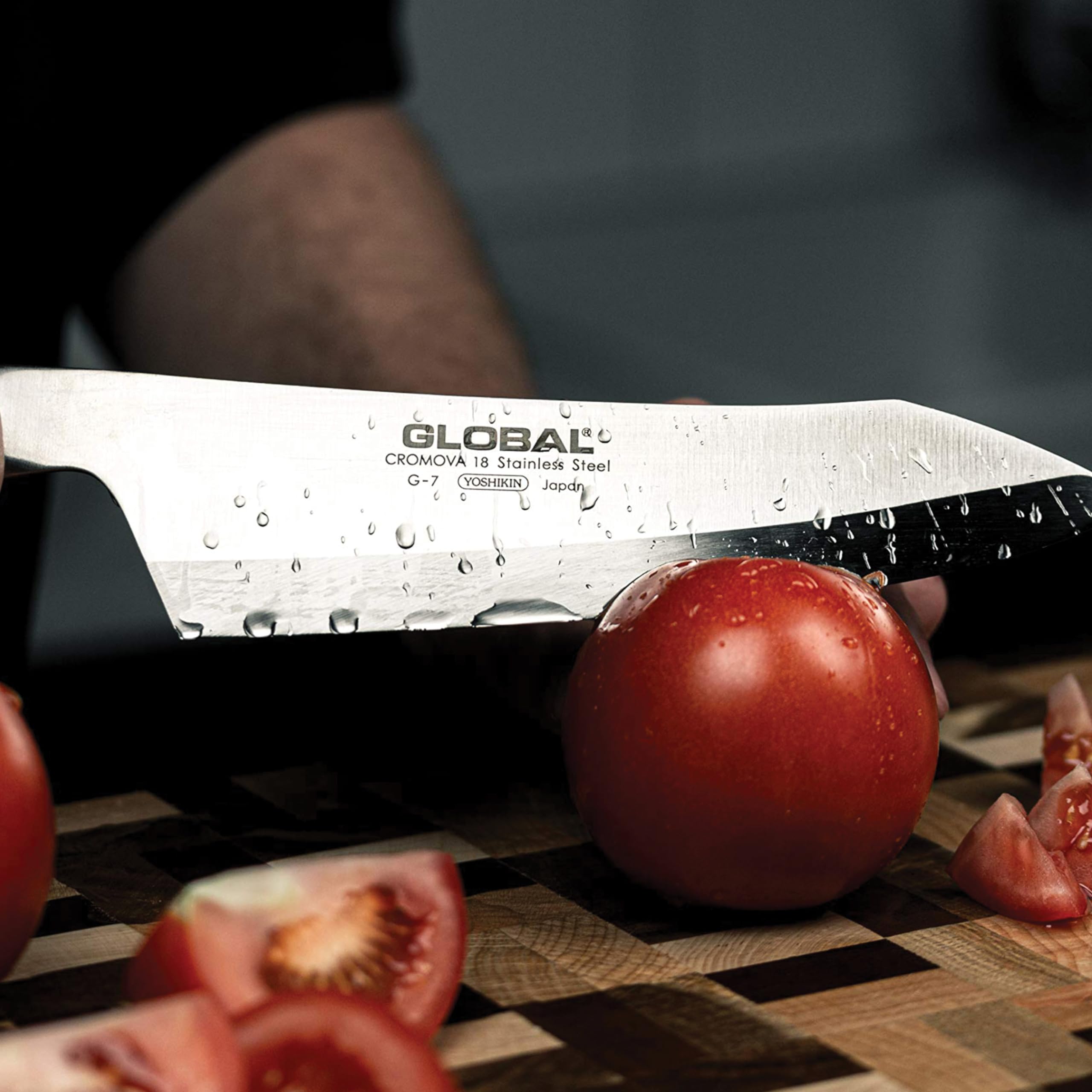 Global 7 Inch Right-Handed Deba Knife - Lightweight Japanese Stainless Steel, Razor-Sharp Edge, Made in Japan, G-7R - Image 7