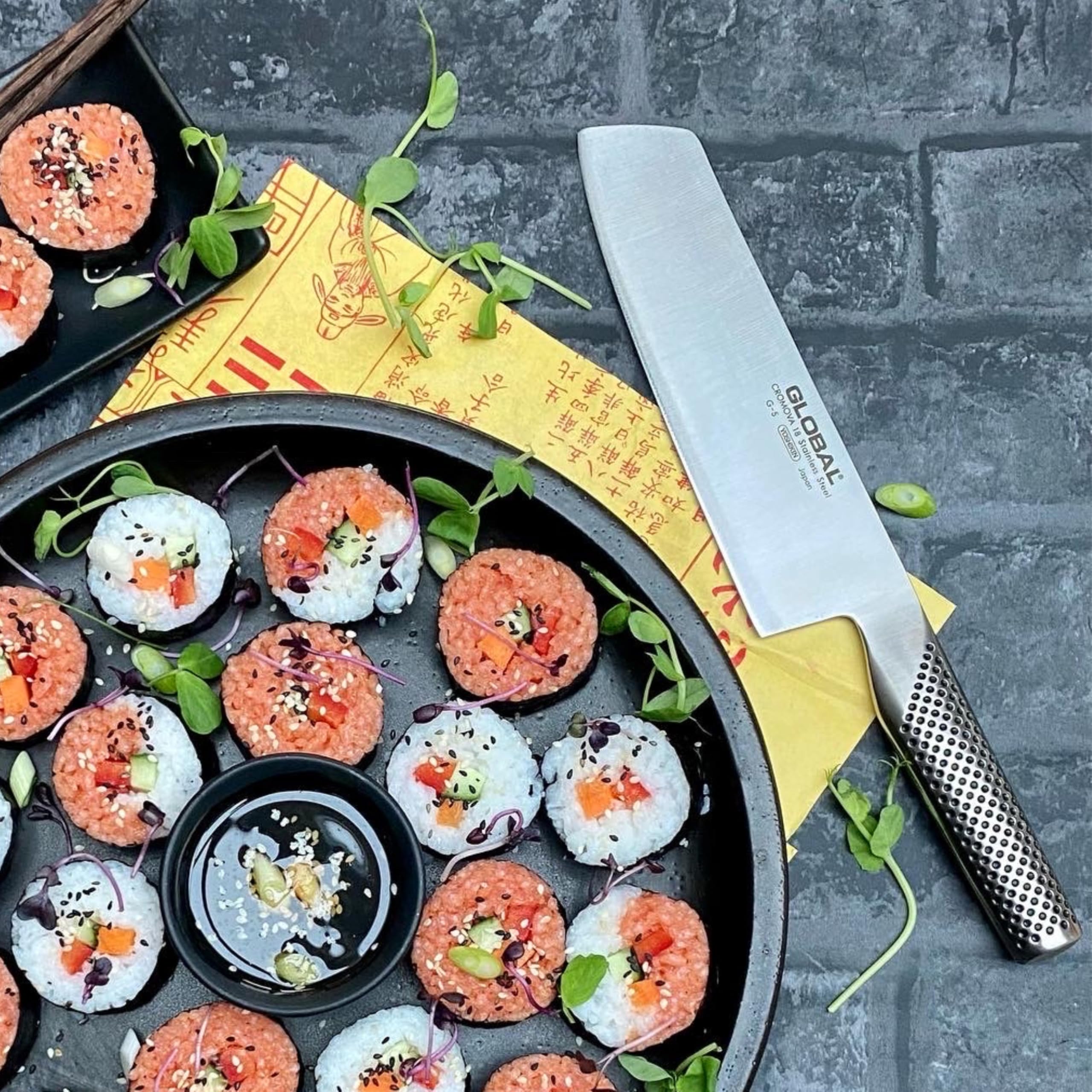 Global 7 Inch Vegetable Knife - Lightweight Japanese Stainless Steel, Razor-Sharp Edge, Made in Japan, G-45 - Image 9