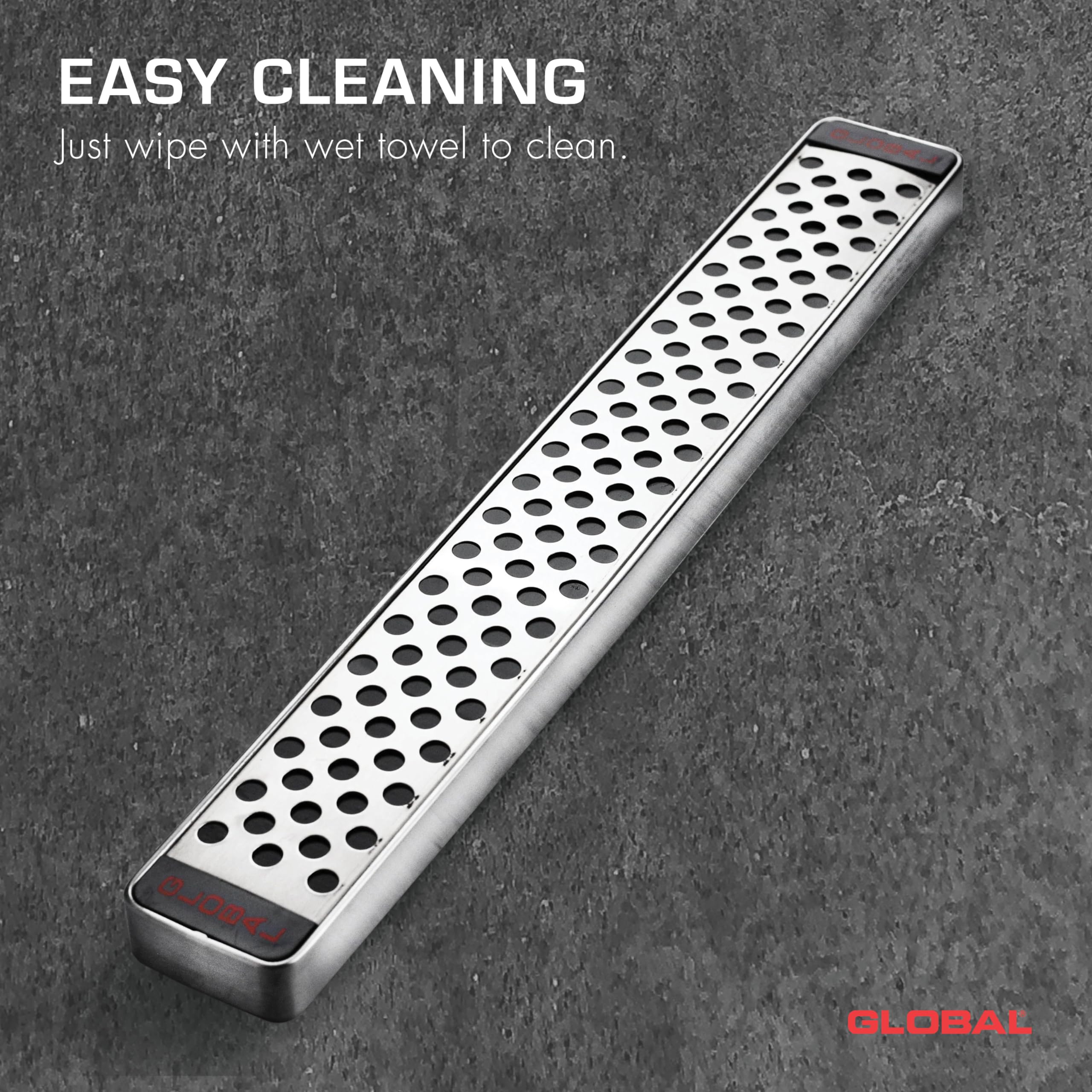 Global G-42/41, 16in Wall Magnetic Bar, Stainless Steel - Image 4