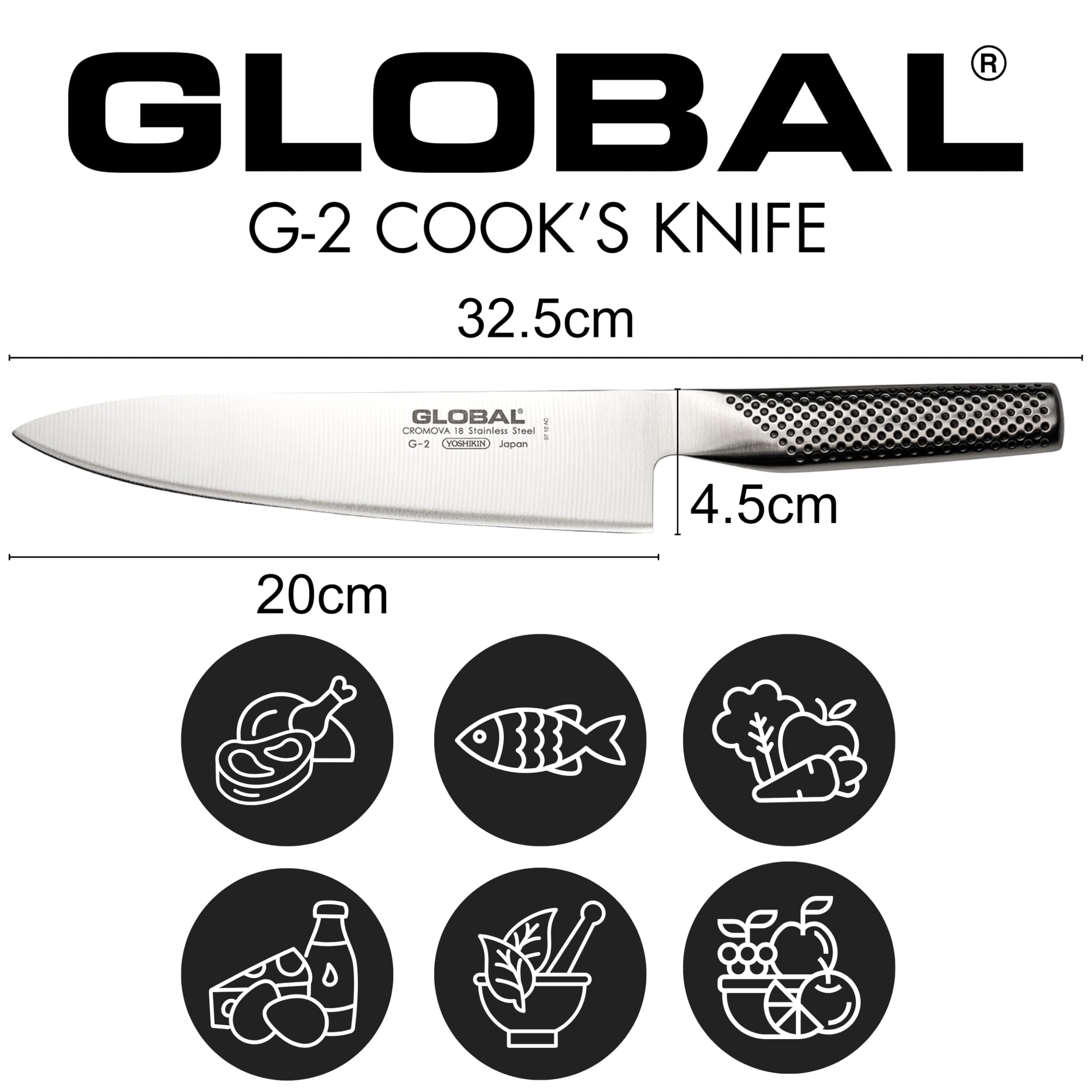 Global Knives 8" Chef's Knife - Image 3